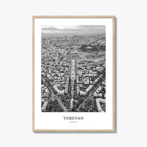 Arte de parede de Yerevan, decoração de parede de Yerevan, pôster de Yerevan, decoração de casa de Yerevan, presente de viagem de Yerevan, impressão de viagem de Yerevan