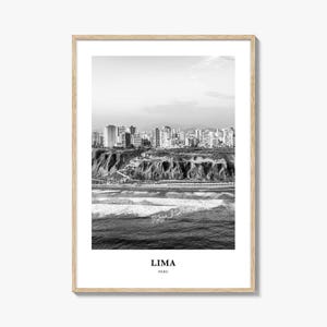 Lima Wall Art No 1, Lima Wall Decor, Lima Poster, Lima Home Decor, Lima Travel Gift, Lima Travel Print