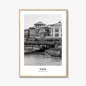 Napa Wall Art, Napa Wall Decor, Napa Poster, Napa Home Decor, Napa Travel Gift, Napa Travel Print