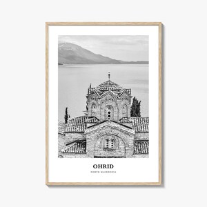 Ohrid Wall Art, Ohrid Wall Decor, Ohrid Poster, Ohrid Home Decor, Ohrid Travel Gift, Ohrid Travel Print