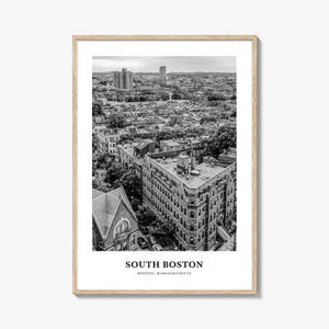 South Boston Wall Art, South Boston Wall Decor, South Boston Poster, South Boston Home Decor, South Boston Travel Gift, South Boston Travel