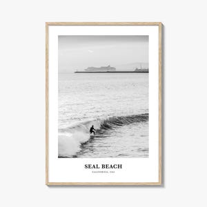 Seal Beach Wall Art No 2, Seal Beach Wall Decor, Seal Beach Poster, Seal Beach Home Decor, Seal Beach Travel Gift, Seal Beach Travel Print
