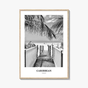 Caribbean Wall Art No 2, Caribbean Wall Decor, Caribbean Poster, Caribbean Home Decor, Caribbean Travel Gift, Caribbean Travel Print