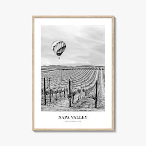 Napa Valley Wall Art, Napa Valley Wall Decor, Napa Valley Poster, Napa Valley Home Decor, Napa Valley Travel Gift, Napa Valley Travel Print