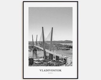 Vladivostok Wall Art, Vladivostok Wall Decor, Vladivostok Poster, Vladivostok Home Decor, Vladivostok Travel Gift, Vladivostok Travel Print