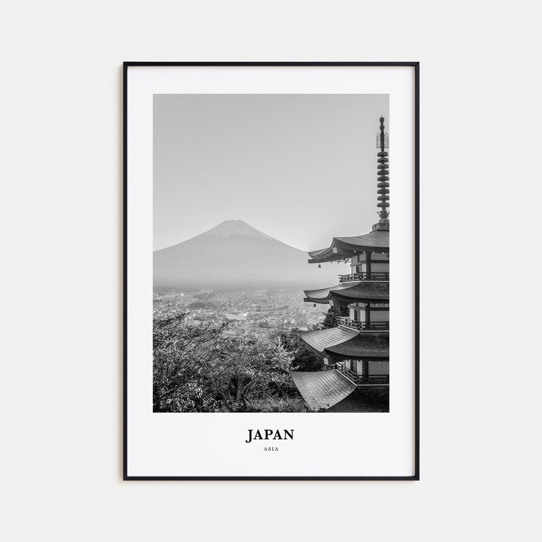 Japan Wall Art No 2 Japan Wall Decor Japan Poster Japan Etsy