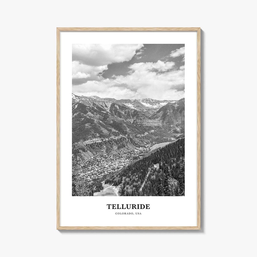 Telluride Wall Art No 2, Telluride Wall Decor, Telluride Poster ...