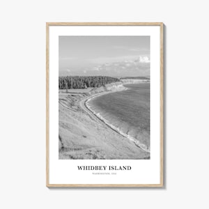 Whidbey Island kunst aan de muur, Whidbey Island muur decor, Whidbey Island poster, Whidbey Island Home decor, Whidbey Island reiscadeau, reizen