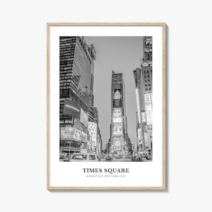 Times Square Photography Print: NYC Travel Poster