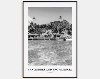 San Andrés and Providencia Wall Art, San Andrés and Providencia Wall Decor, San Andrés and Providencia Poster, San Andrés Home Decor, Travel