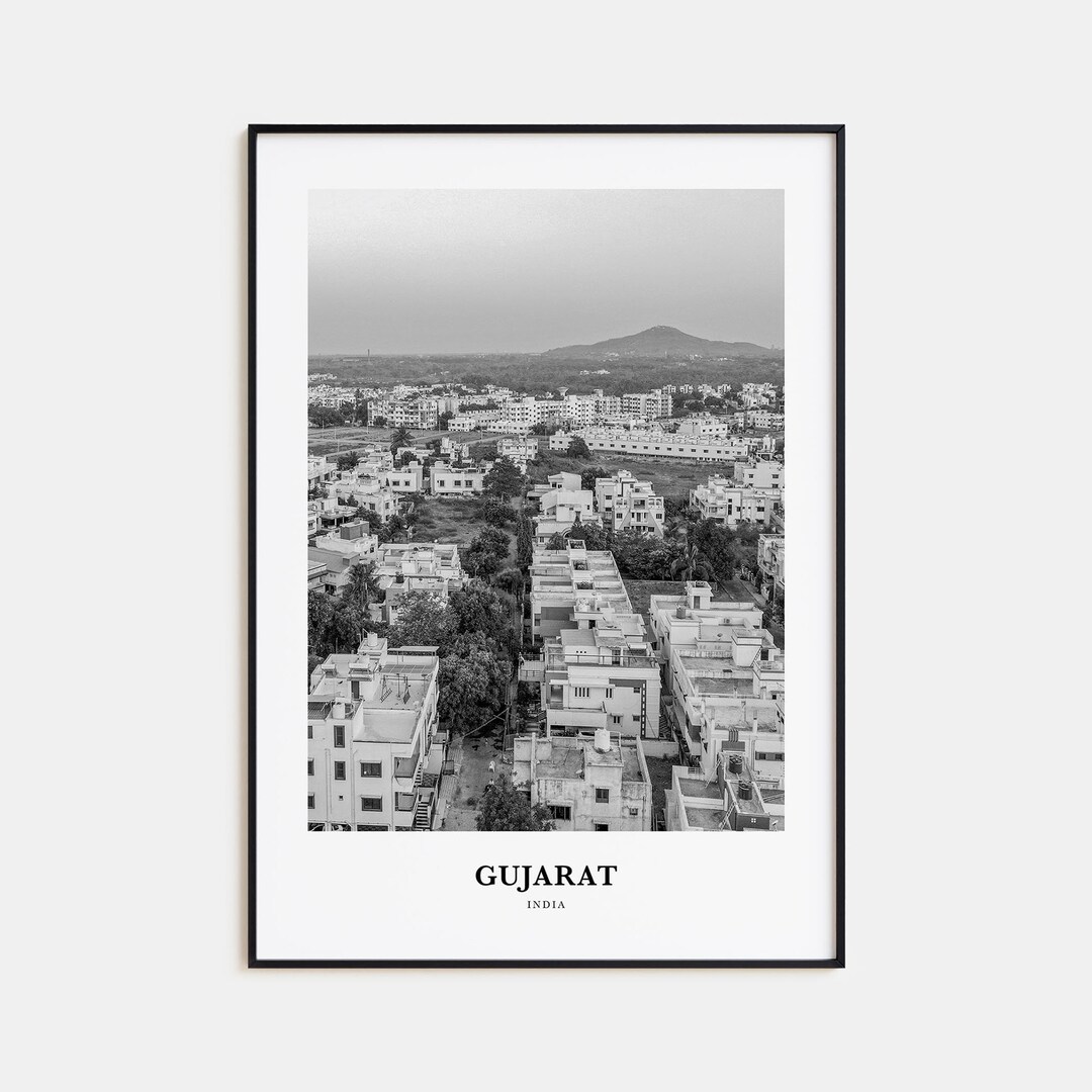 Gujarat Wall Art Gujarat Wall Decor Gujarat Poster Gujarat Etsy