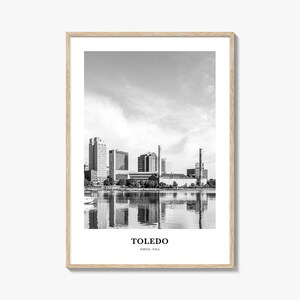Toledo Wall Art Ohio, Toledo Wall Decor, Toledo Poster, Toledo Home Decor, Toledo Travel Gift, Toledo Travel Print
