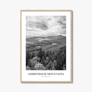 Adirondack Mountains Wandkunst, Adirondack Mountains Wanddekor, Adirondack Mountains Poster, Adirondack Mountains Wohnkultur, Adirondack