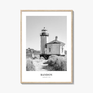 Bandon Wall Art, Bandon Wall Decor, Bandon Poster, Bandon Home Decor, Bandon Travel Gift, Bandon Travel Print