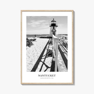 Nantucket Wall Art, Nantucket Wall Decor, Nantucket Poster, Nantucket Home Decor, Nantucket Travel Gift, Nantucket Travel Print