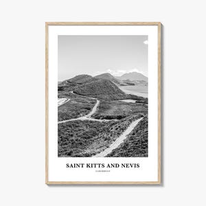 Saint Kitts and Nevis Wall Art, Saint Kitts and Nevis Wall Decor, Saint Kitts and Nevis Poster, Saint Kitts and Nevis Home Decor, Travel