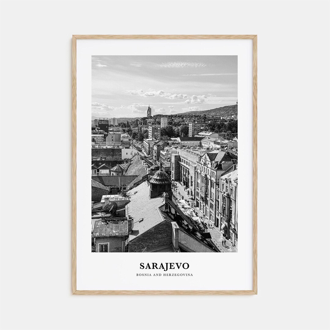 Sarajevo Wall Art, Sarajevo Wall Decor, Sarajevo Poster, Sarajevo Home