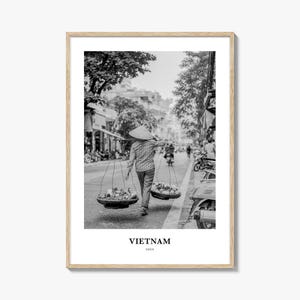 Arte murale vietnamita n. 2, decorazione murale vietnamita, poster vietnamita, arredamento per la casa vietnamita, regalo di viaggio vietnamita, stampa di viaggio vietnamita