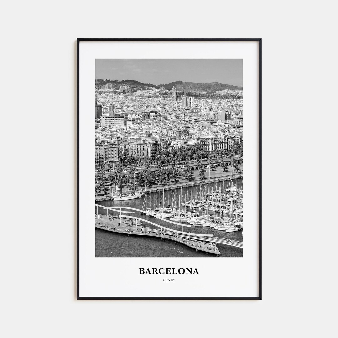 Barcelona Wall Art No 3 Barcelona Wall Decor Barcelona Etsy UK