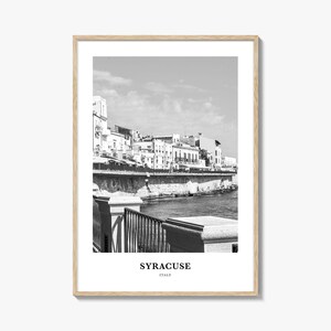 Syracuse Wall Art Italy, Syracuse Wall Decor, Syracuse Poster, Syracuse Home Decor, Syracuse Travel Gift, Syracuse Travel Print