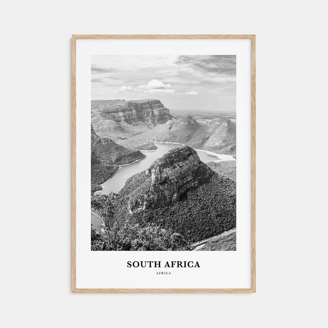 South Africa Wall Art, South Africa Wall Decor, South Africa Poster