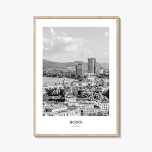 Bonn Wall Art, Bonn Wall Decor, Bonn Poster, Bonn Home Decor, Bonn Travel Gift, Bonn Travel Print