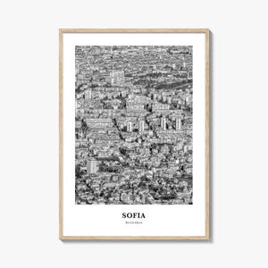 Sofia Wall Art, Sofia Wall Decor, Sofia Poster, Sofia Home Decor, Sofia Travel Gift, Sofia Travel Print