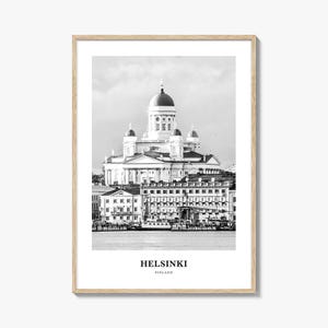 Arte de la pared de Helsinki, decoración de la pared de Helsinki, cartel de Helsinki, decoración del hogar de Helsinki, regalo de viaje de Helsinki, impresión de viaje de Helsinki