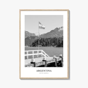 Argentina Wall Art No 1, Argentina Wall Decor, Argentina Poster, Argentina Home Decor, Argentina Travel Gift, Argentina Travel Print