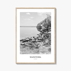 Manitoba Wall Art, Manitoba Wall Decor, Manitoba Poster, Manitoba Home Decor, Manitoba Travel Gift, Manitoba Travel Print