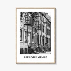Greenwich Village Wall Art, Greenwich Village Wall Decor, Greenwich Village Poster, Greenwich Village Home Decor, Greenwich Village Travel