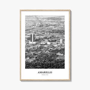 Amarillo Wall Art, Amarillo Wall Decor, Amarillo Poster, Amarillo Home Decor, Amarillo Travel Gift, Amarillo Travel Print