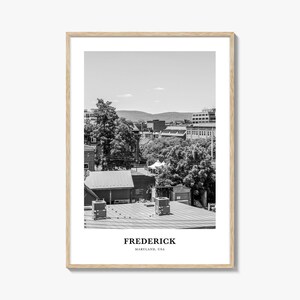 Frederick Wall Art, Frederick Wall Decor, Frederick Poster, Frederick Home Decor, Frederick Travel Gift, Frederick Travel Print