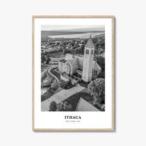 Ithaca Wall Art, Ithaca Wall Decor, Ithaca Poster, Ithaca Home Decor, Ithaca Travel Gift, Ithaca Travel Print