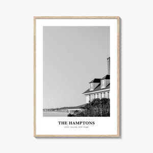 Arte mural de los Hamptons, decoración de pared de los Hamptons, póster de los Hamptons, decoración del hogar de los Hamptons, regalo de viaje de los Hamptons, viaje de los Hamptons
