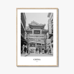 China Wall Art No 2, China Wall Decor, China Poster, China Home Decor, China Travel Gift, China Travel Print