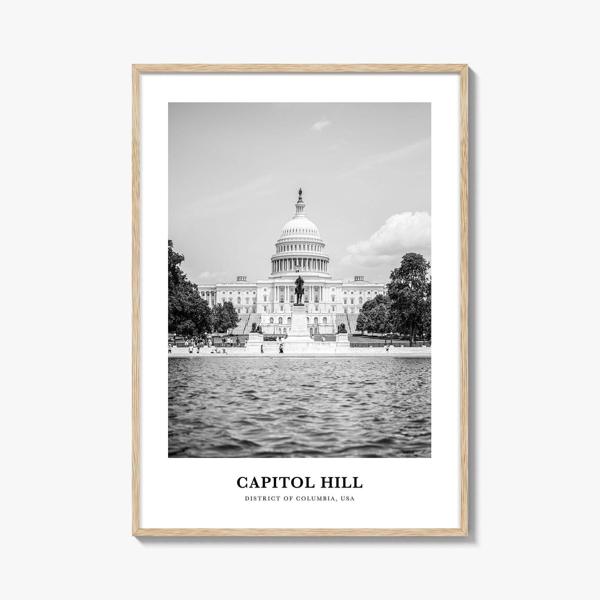 Capitol Hill Wall Art, Capitol Hill Wall Decor, Capitol Hill Poster, Capitol Hill Home Decor, Capitol Hill Travel Gift, Capitol Hill Travel