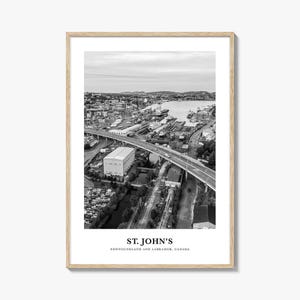 St Johns Wall Art, St. John’s Wall Decor, St. John’s Poster, St. John’s Home Decor, St. John’s Travel Gift, St. John’s Travel Print