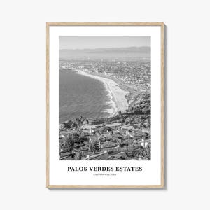 Palos Verdes Estates Wall Art, Palos Verdes Estates Wall Decor, Palos Verdes Estates Poster, Palos Verdes Estates Home Decor, Travel Gift