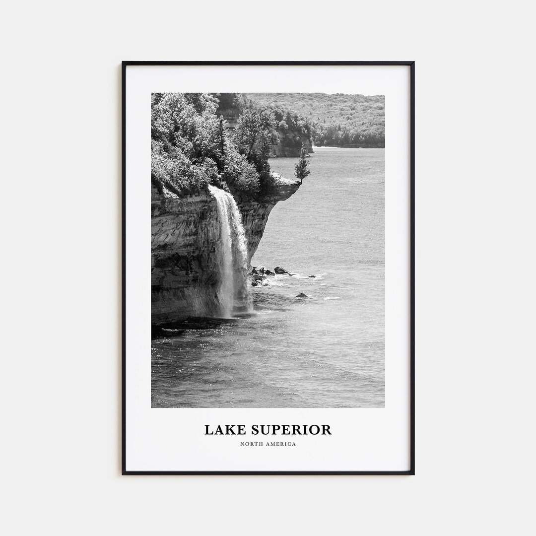 Lake Superior Wandkunst, Lake Superior Wanddekor, Lake Superior Poster