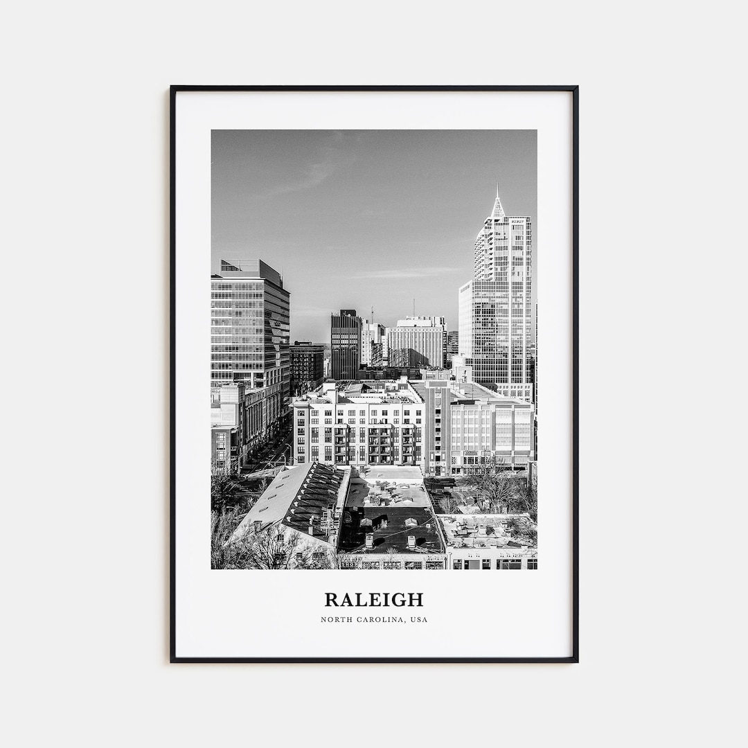 Raleigh Wall Art No 1, Raleigh Wall Decor, Raleigh Poster, Raleigh Home