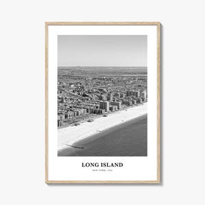Long Island Wandkunst Nr. 2, Long Island Wanddekor, Long Island Poster, Long Island Wohnkultur, Long Island Reisegeschenk