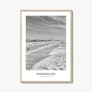 Wilmington Wall Art North Carolina No 1, Wilmington Wall Decor, Wilmington Poster, Wilmington Home Decor, Wilmington Travel Gift, Travel