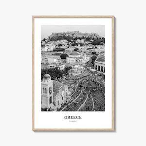 Greece Wall Art No 1, Greece Wall Decor, Greece Poster, Greece Home Decor, Greece Travel Gift, Greece Travel Print