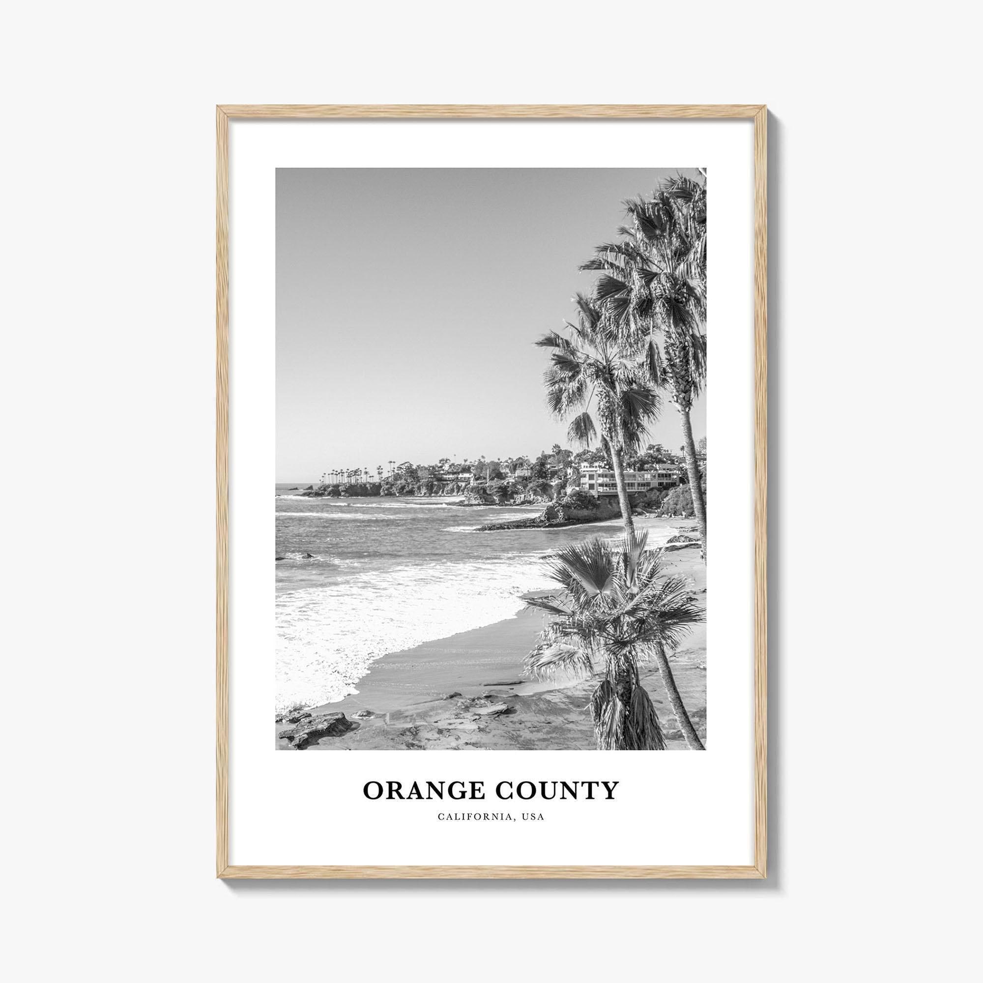 Orange County Wall Art, Orange County Wall Decor, Orange County Poster, Orange County Home Decor, Orange County Travel Gift, Orange County