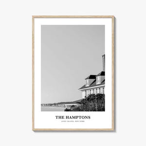 The Hamptons Wall Art, The Hamptons Wall Decor, The Hamptons Poster, The Hamptons Home Decor, The Hamptons Travel Gift, The Hamptons Travel