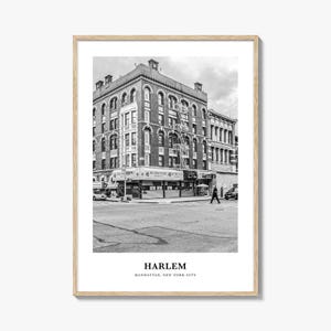 Harlem Wall Art, Harlem Wall Decor, Harlem Poster, Harlem Home Decor, Harlem Travel Gift, Harlem Travel Print