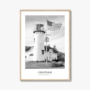 Chatham Wall Art, Chatham Wall Decor, Chatham Poster, Chatham Home Decor, Chatham Travel Gift, Chatham Travel Print