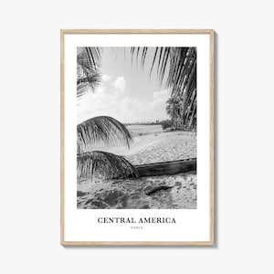 Arte mural de Centroamérica, decoración de pared de Centroamérica, póster de Centroamérica, decoración del hogar de Centroamérica, regalo de viaje de Centroamérica