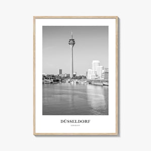 Dusseldorf Wall Art No 2, Düsseldorf Wall Decor, Düsseldorf Poster, Düsseldorf Home Decor, Düsseldorf Travel Gift, Düsseldorf Travel Print